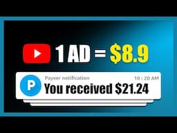 Earn $8.9 Per Ad Watched (Make Money Online)