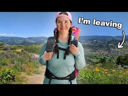 Backpacking in the Mountains Above My House (to say goodbye)