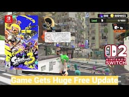 Nintendo Switch 2 Splatoon 3 4K Handheld + Docked OLED Gameplay  | Huge Free Update Arrives!