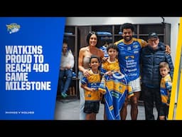 Watkins proud to reach 400 game milestone