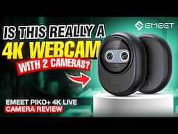 A Tiny Dual 4K Webcam with SHOCKING RESULTS! | EMEET Piko+ 4K Live Camera Review