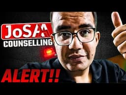 JoSAA Counseling | Critical Update | Seat Cancellation ? | Vinay Shur Sir