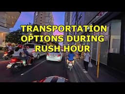 A RIDE ON THE WILD SIDE!  RUSHING THROUGH RUSH HOUR TRAFFIC!