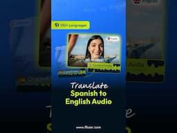 Translate Spanish Audio to English with Flixier! 🌍🔊