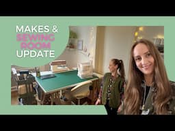 Recent Makes & Sewing Room Update 🩷✂️