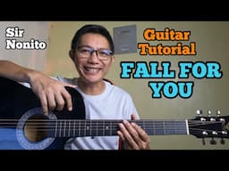 FALL FOR YOU | BASIC GUITAR TUTORIAL | FOR NOOBS