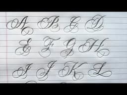 Basics of  Flourishing Calligraphy Practice |R.U.A Sign Writing