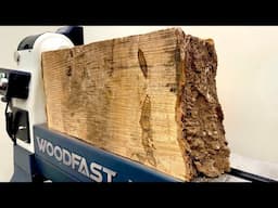 Woodworker Finally Uses Wood He Stored Back In 1999. 26 Years In The Making !! Woodturning