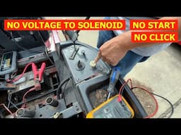 ZERO TURN LAWN MOWER, WILL NOT START, NO CLICK - TORO TIMECUTTER MX 5025