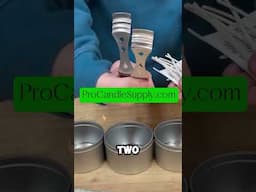 How to make candles with this soy candle making kit - the perfect gift #giftideas #candlemaking #diy