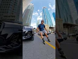 Flow within chaos. Rollerblading Front Street. #rollerblading #inlineskating #fitness #cardio