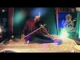 Raga Madhuwanthi alap...Base violin...tuning pitch B Flat