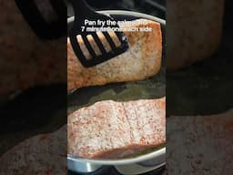 HOT HONEY SALMON IN 20 MINUTES #recipe #shorts