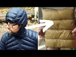I UPCYCLED My Old Down Jacket ♻️