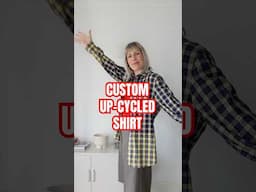 Custom up-cycling / old shirt transformation #sustainablefashion #personalstyle #upcycledfashion