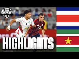 Costa Rica vs. Suriname Concacaf Gold Cup Highlights | FOX Soccer