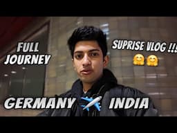 SUPRISE VISIT FROM GERMANY🇩🇪 TO INDIA🇮🇳 || SUPRISED MY FAMILY❤️ || VISITING INDIA AFTER 1.5 YEARS ||