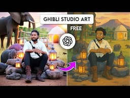 Free unlimited Ghibli art photos with your own photos