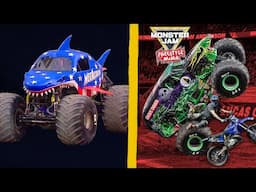 Monster Jam Stars and Stripes MEGALODON! Freestyle Mania RETURNS?!