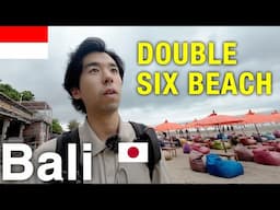 Double Six Beach Today: Unexpected Encounters & Local Vibes | Japanese Vlogger【ep.8🇮🇩】