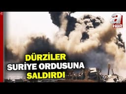 Suriye Sahnaya'da şiddetli çatışma! İsrail'den Şam'a 9 hava saldırısı | A Haber
