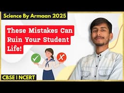 MISTAKES That Can Ruin Your Student Life ⚠️ Honest Talk 01