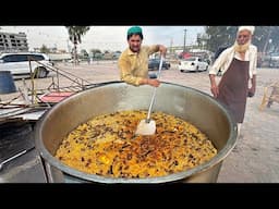 BANNU BEEF PULAO RECIPE - STREET FOOD IN ISLAMABAD | HOW TO MAKE BEEF PULAO | BANNU BEEF CHAWAL