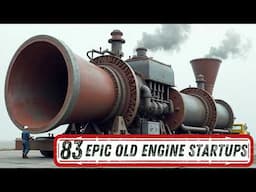 83 RARE OLD ENGINE STARTUP SOUNDS That Will SHOCK Your Ears!