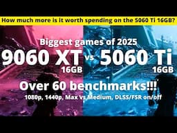 Price is everything- RX 9060 XT 16GB vs RTX 5060 Ti 16GB: The Ultimate Comparison!!!