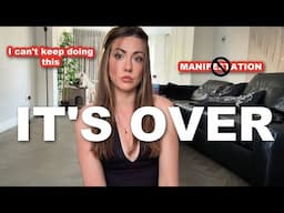 Why I’m Destroying My Manifestation Content