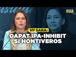 VP Sara: Senator-judges na “anti-Duterte” gaya ni Hontiveros, dapat mag-inhibit