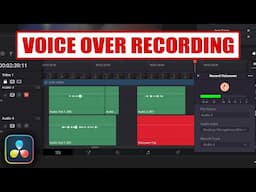 Voice Over Recording in Edit Page [ DaVinci Resolve 20 ] Tutorial