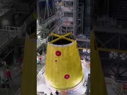 🚀 Stacking of NASA's Moon rocket continues!