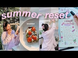 Summer Reset * decluttering, summer bucket list, skincare, beauty haul + more