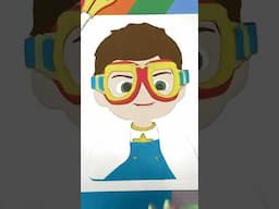 Paper Crafting TomTom I Love Science #cocomelon #shorts #learningvideos