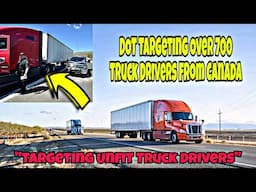 Breaking News! DOT Targeting Unfit Truck Drivers, Freight Brokers Forcing Drivers To Work For Free!