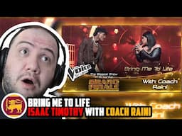 Isaac Timothy with Coach Raini | Bring me to life | Grand Finale | The Voice Sri Lanka | PAUL REACTS
