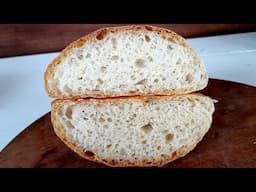 3 Homemade No-Knead Bread, Crusty and Rustic Bread