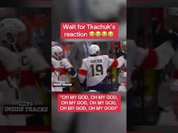 Tkachuk couldn’t believe it 😂