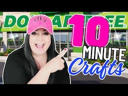 GENIUS 🤯 10-MINUTE Dollar Tree DIY Crafts