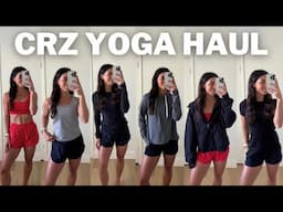 CRZ YOGA TRY ON HAUL | brand new releases, new materials, and must have pieces!!!