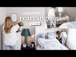 Rearranging my room! 🌷 Spring Refresh! Cleaning + Decluttering
