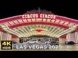 [4K HDR] Circus Circus Las Vegas Walking Tour | March 2025 | Las Vegas Strip