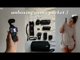 unboxing Dji osmo pocket 3 - creator combo | configurando, funções e comparações com Sony Zv1🖤