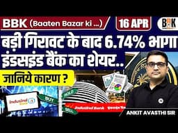 IndusInd Bank Stock Jumps 6.74% After Recent Fall | What's Behind the Surge? | By Ankit Avasthi Sir