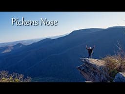 Hiking Camping Pickens Nose & Albert Mountain Fire Tower | NC