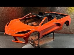 Building a Revell Chevrolet Corvette C8 Part 1: Paint