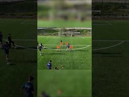 Finishing Drill + First Touch #football #soccer #shorts #training #warmup #footballtraining
