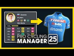 I Locked POGAČAR in the WORST Cycling Team on Pro Cycling Manager 25