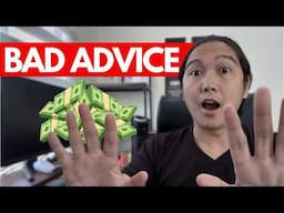 3 Popular Financial Advice I Wish I Didn’t Follow (Hard Lessons Learned)